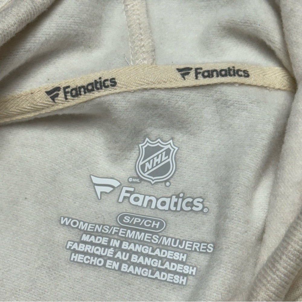 Vegas Golden Knights Hoodie Sweatshirt Women’s Small White Pullover Fanatics NHL - Picture 5 of 8